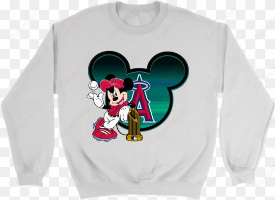 mlb los angeles angels mickey mouse baseball disney - wall decal: mickey mouse phillies, 114x97cm.