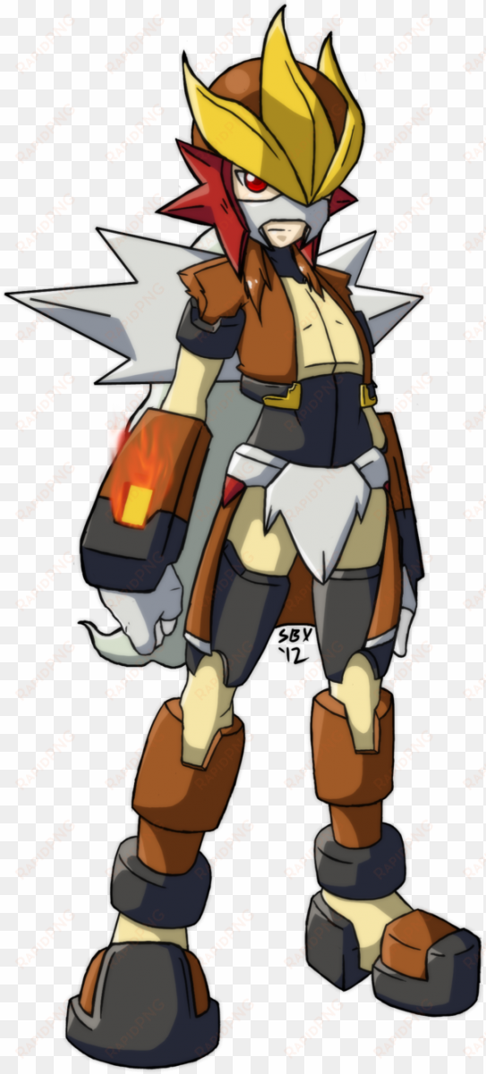 model e entei zx by silver blur x d4vny1y - megaman x pokemon