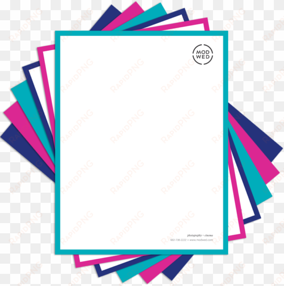 modwed letterhead - simple design for portfolio
