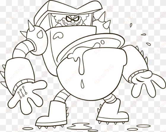 monster creature - dav pilkey colouring sheets