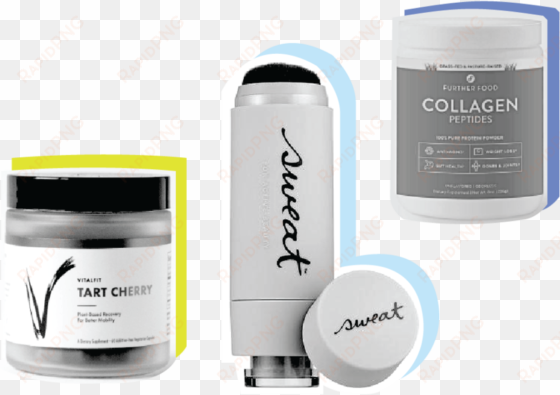 mooch-approved products - sweat cosmetics twist-brush + mineral foundation, spf