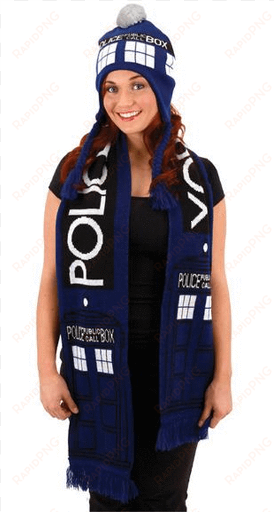 morris doctor who tardis scarf - doctor who - tardis scarf