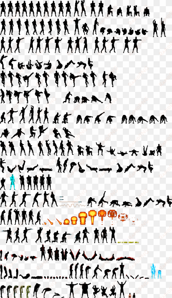 mortal kombat 2 noob saibot sprite