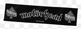 motörhead - large black mens motorhead ace of spades woven patch