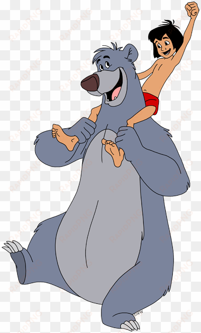 mowgli png file - jungle book characters baloo