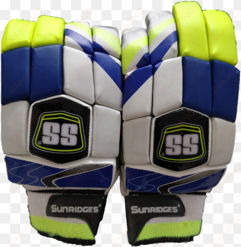 multicolour canvas and pvc cricket batting gloves - batting glove