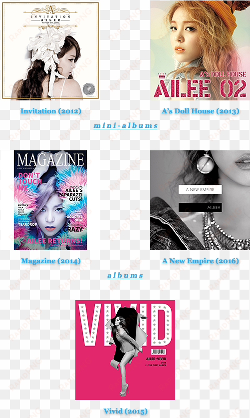 music videos - ailee-vivid cd new