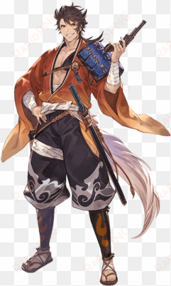 mutsunokami yoshiyuki npc - granblue fantasy touken ranbu