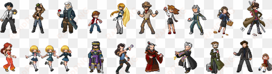 my attempts at pixel art, namely pokemon trainer sprites - pokemon trainer girl sprite