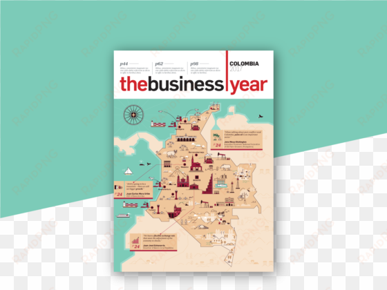 my colombian cover illustration is published in the - business year