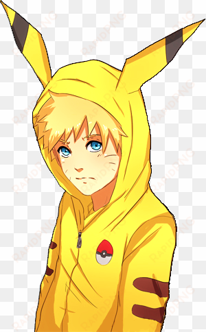 naruto and anime image - naruto in pikachu suit