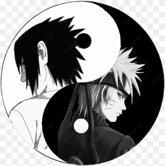 naruto shippuden naruto narutoshippuden sasuke uchihasa - naruto and sasuke yin yang