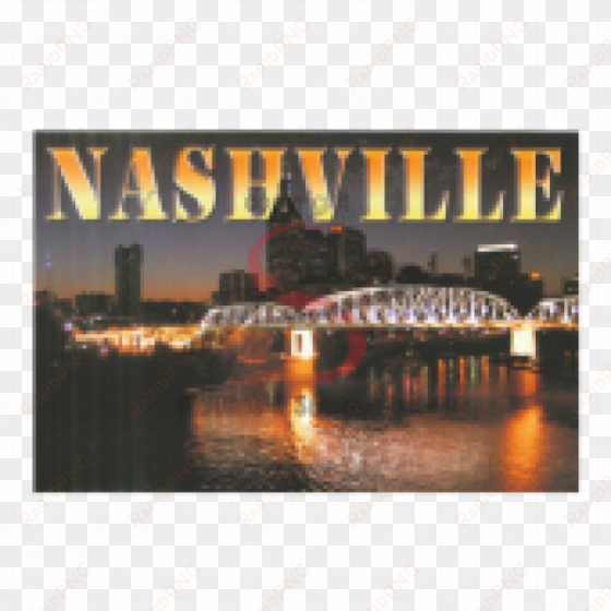 nashville postcard pack- night pedestrian bridge - nashville