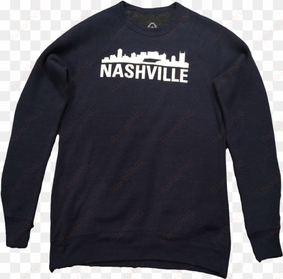 nashville skyline crewneck - sweatshirt