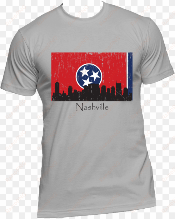 nashville skyline men's short sleeve t-shirt - maryville