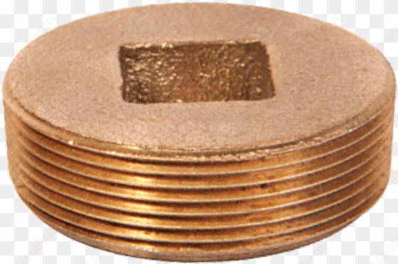 nci, bronze countersunk plug - coin
