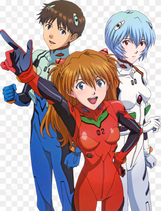 neon genesis evangelion rei and shinji - evangelion rei shinji asuka