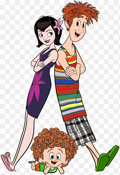 new mavis, johnny, dennis - hotel transylvania serie mavis