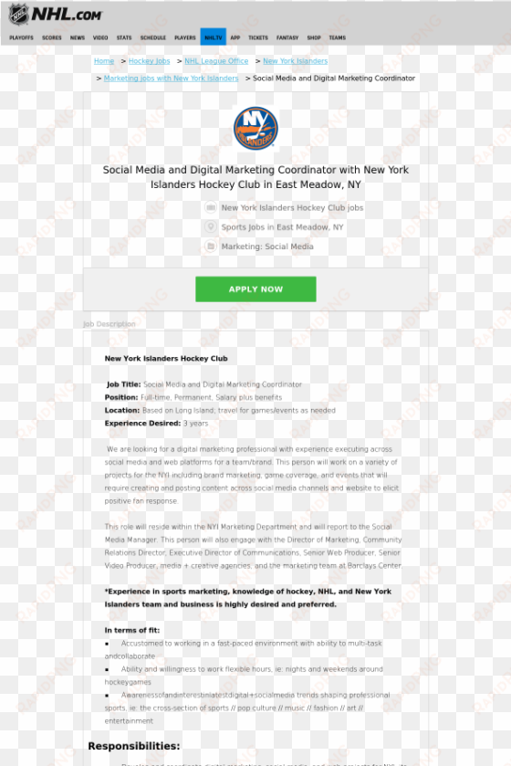 new york islanders hockey club - chrome web store