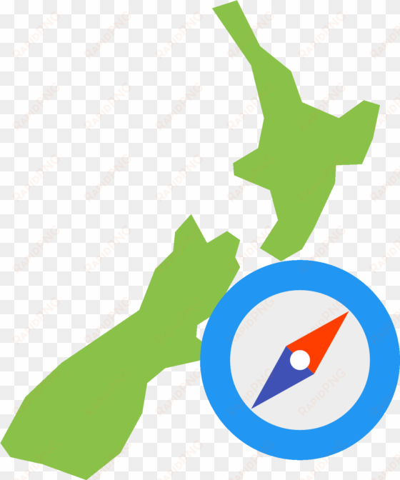 new zealand navigation icon - new zealand
