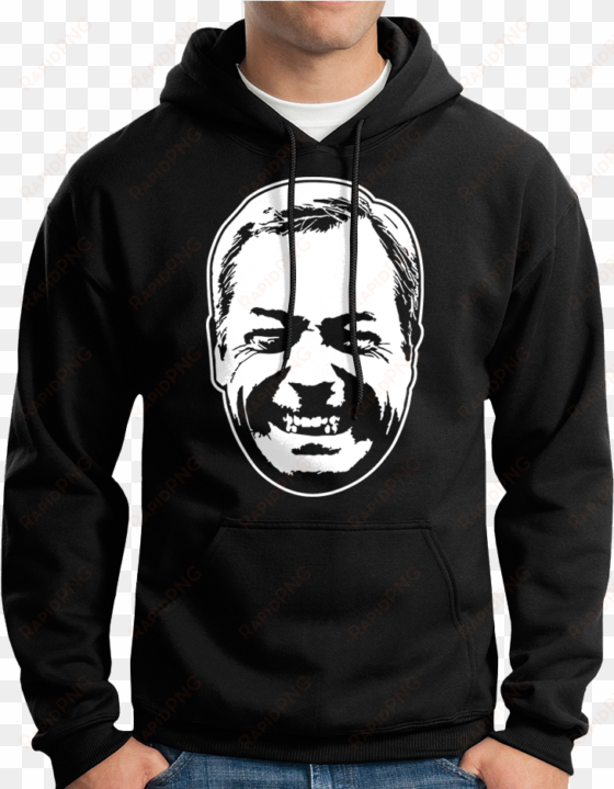 nigel farage laughing brexit ukip t-shirt / hoodie - free tommy robinson t shirts