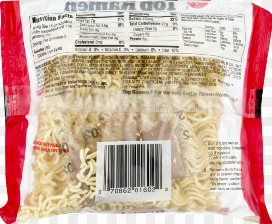 nissin top ramen beef flavor, 3 oz - instant noodles