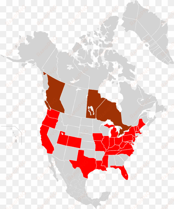 north america usl premier league map 2011 - 1977 blackout map