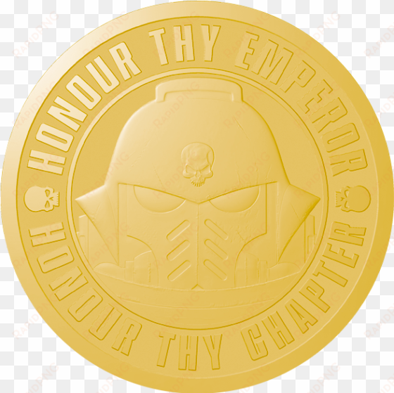 nottingham space marine honour thy emperor - coin