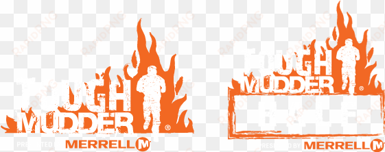obstacle event logo - tough mudder logo white
