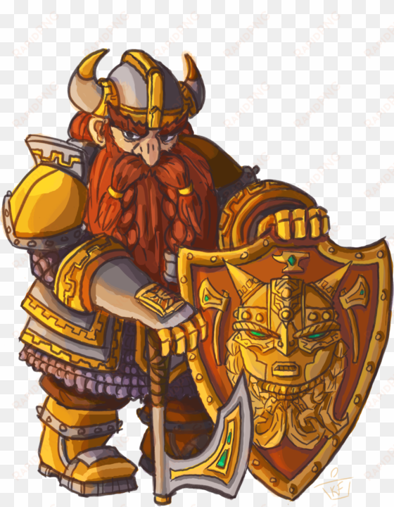 [oc][art]braegor thorunn, dwarf cleric of valaya - illustration