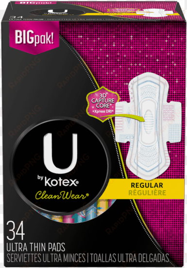 offer available at walgreens - u by kotex cleanwear ultra thin pads