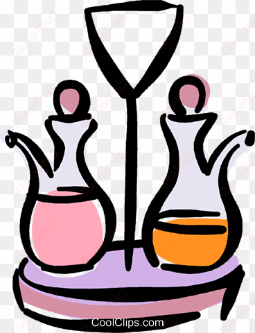 oil and vinegar royalty free vector clip art illustration - oil and vinegar clipart