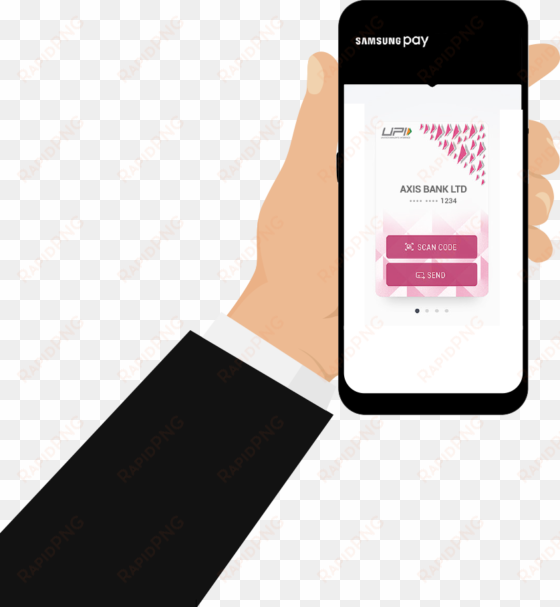 online payments through bhim upi on samsung pay - scanning qr code icon png