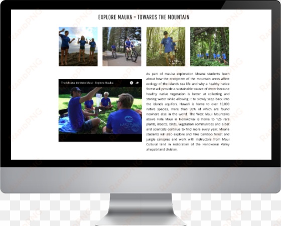 online shop moana high school maui web design - joomla