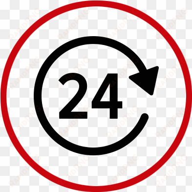open 24 hours - availability icon