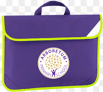 order form - quadra enhanced-vis book bag - 4 litres purple polyester