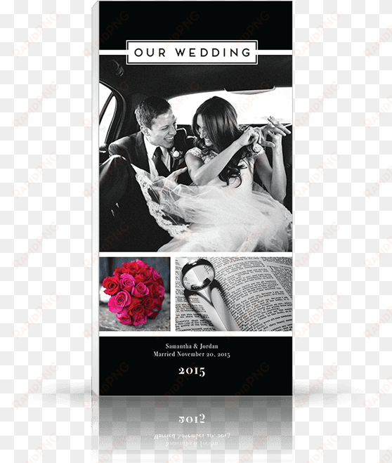 our wedding collage album - book