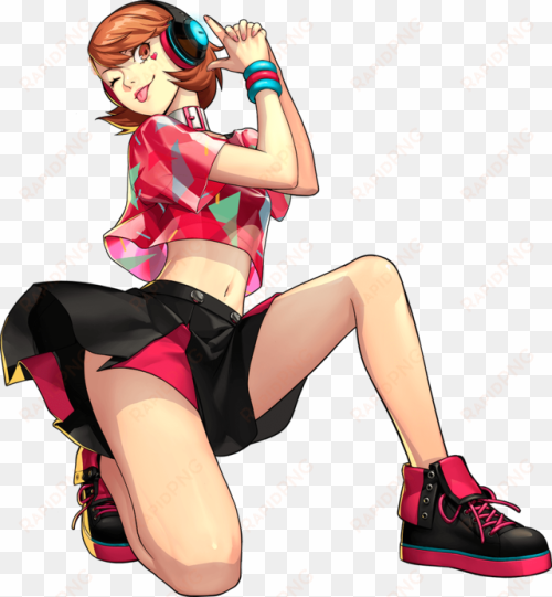 p3d p4d p5d yukari takeba rise kujikawa ann takamaki - persona 3 dancing moon night yukari