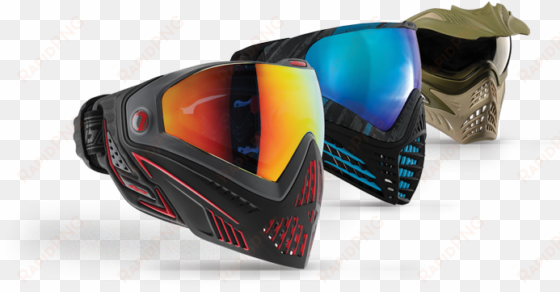 paintball mask - dye i5 paintball goggles w/ thermal lens - onyx gold