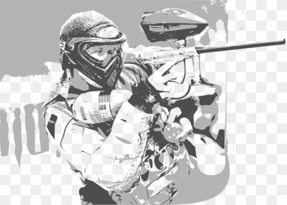 paintball,paintball - background transparent player paintball