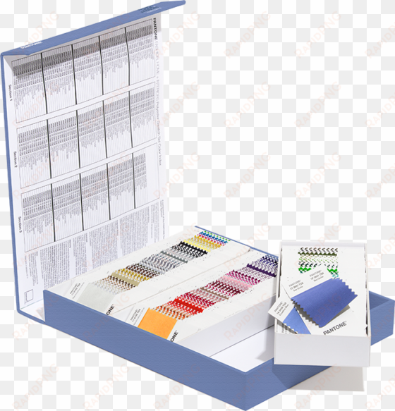 pantone's box set of 203 colors on polyester - pantone polyester swatch set