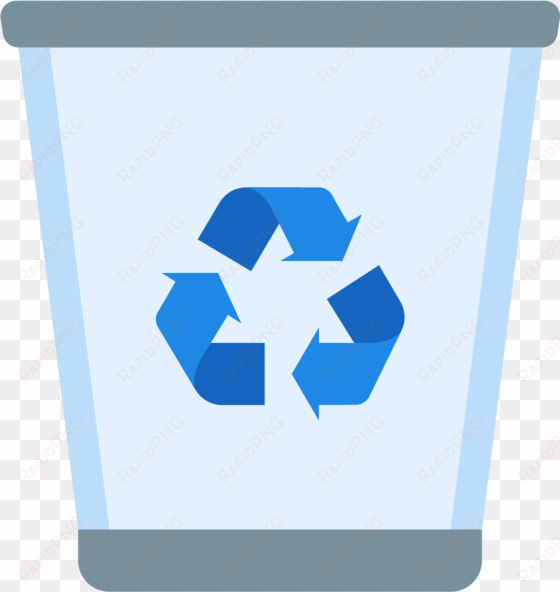 papelera de reciclaje icon - recycle label