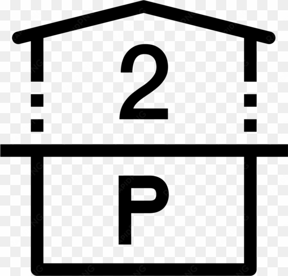 parking i 2 piętro icon - icon parking
