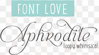 pcb font love aphrodite - amora