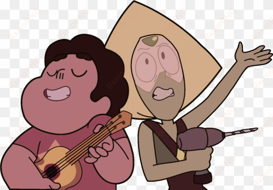 peace and love on the planet earth - steven universe and peridot png