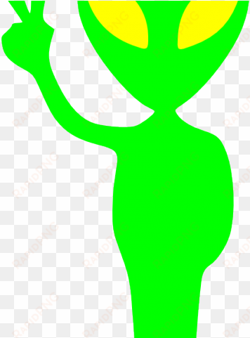 peace sign clipart - alien picture no background