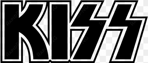 pegatina kiss logo letras - kiss band logo svg
