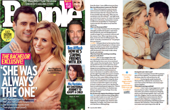 people magazine - march 28 2016 (bachelor's ben higgins