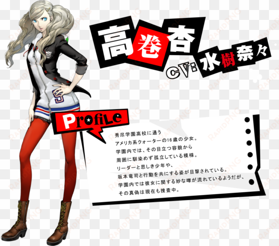 persona 5 character profile