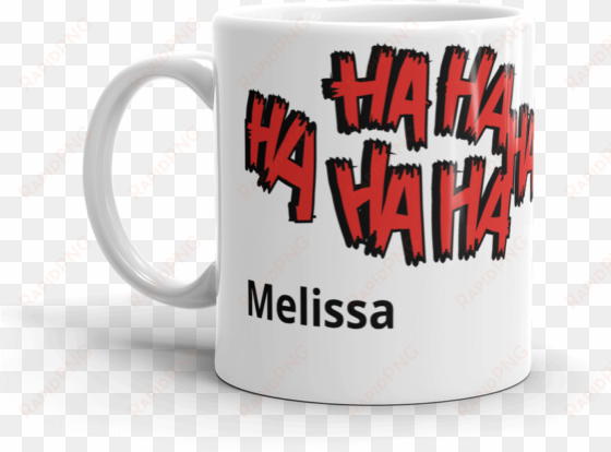 personalized comic hahaha mug - mug